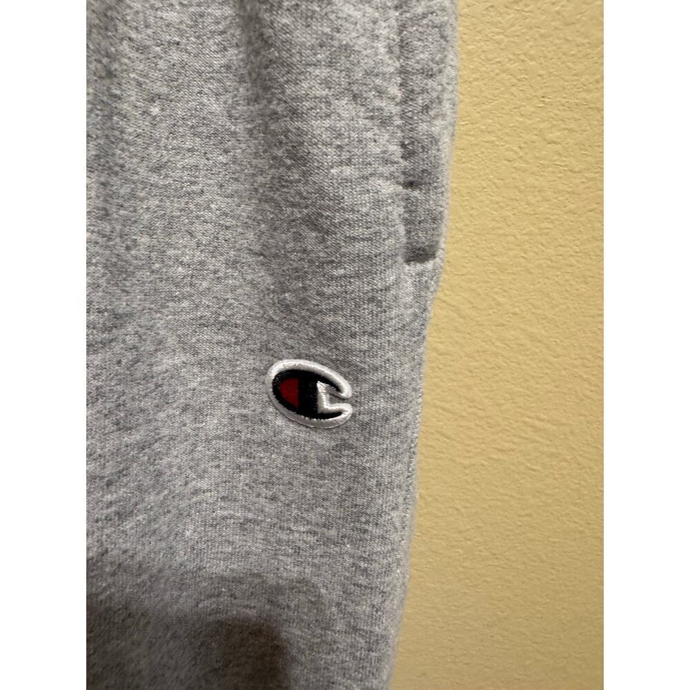 Champion Grey Men's Jogger Sweatpants Elastic Drawstring Waste Pockets Sz L - Picture 8 of 11